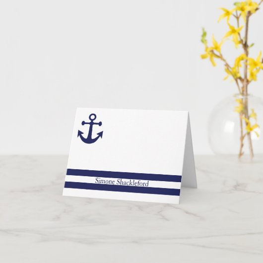 Nautisch anker Professional Note Kaart (Gele Bloem)