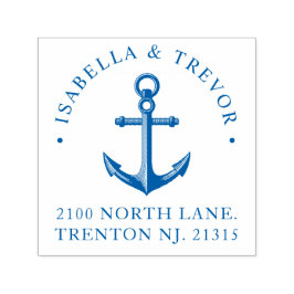 nautisch anker | Retouradres Zelfinktende Stempel