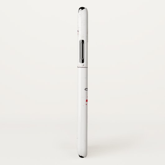 Nautisch Anker Rode Strepen Wit Hout Case-Mate iPhone Case (Achterkant / rechts)