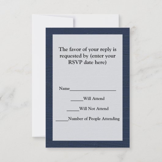  Nautisch Anker RSVP Kaartje (Achterkant)