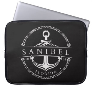 Nautisch Anker Sanibel Florida 2004 Laptop Sleeve