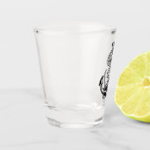 Nautisch anker shot glas (Links)