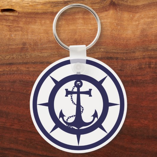 Nautisch anker sleutelhanger (Voorkant)