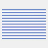 Nautisch anker, Stripes en zeilboot Inpakpapier Vel (Voorkant 2)