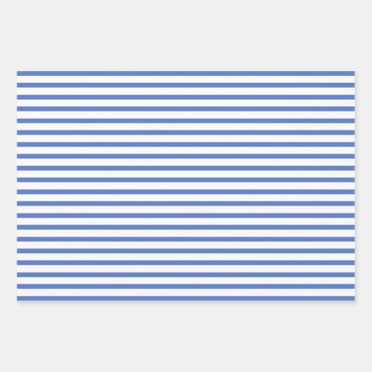 Nautisch anker, Stripes en zeilboot Inpakpapier Vel (Voorkant 2)