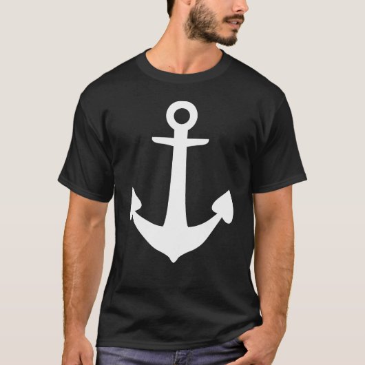 Nautisch anker t-shirt (Voorkant)
