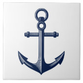 Nautisch anker tegeltje (Voorkant)