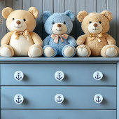 Nautisch, Anker Touw Custom Keramische Knop