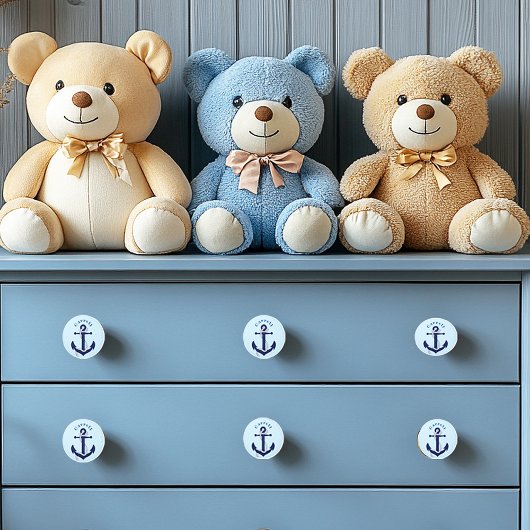 Nautisch, Anker Touw Custom Keramische Knop