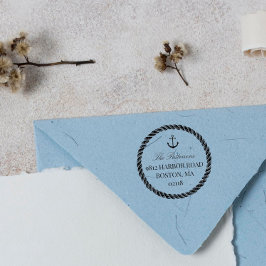 Nautisch anker & touw  zelfinktende stempel