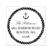 Nautisch anker & touw zelfinktende stempel (Design)