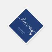 Nautisch Anker Trouwen De Knoop Bind Servet (Hoek)