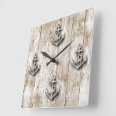 -nautisch anker vierkante klok (Hoek)