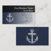  Nautisch Anker Visitekaartje (Voorkant / Achterkant)