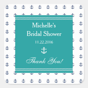 Nautisch Anker Vrijgezellenfeest Favor Sticker