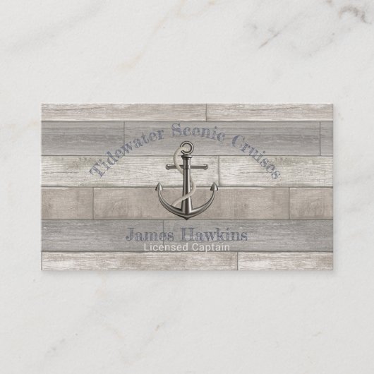 Nautisch Anker w/Rope Visitekaartje (Voorkant)