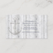 Nautisch Anker w/Rope Visitekaartje (Achterkant)