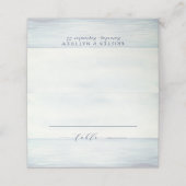 Nautisch Anker Waterverf Ocean Navy Blue Plaatskaartje (Buitenkant ongevouwen)