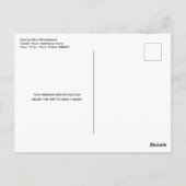 Nautisch Anker Wit Dank Je Wel Briefkaart (Achterkant)