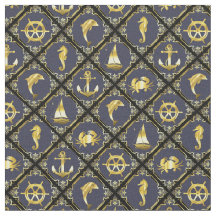 Nautisch anker/zeilboot/wiel/vuurtoren/dolfijn