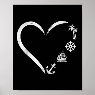 Nautisch Anker Zeilers Bootvaarders & Jachtliefheb Poster