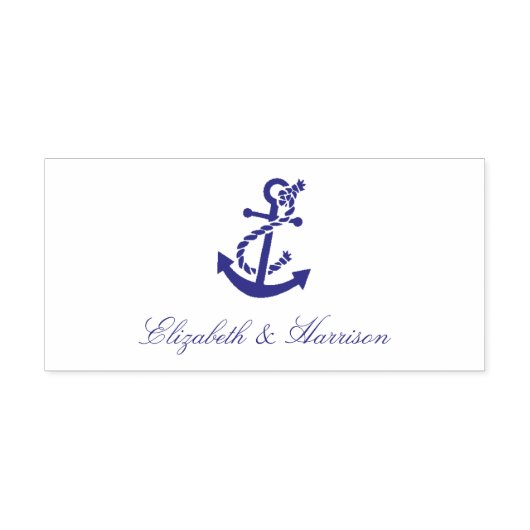 Nautisch anker  zelfinktende stempel (Design)