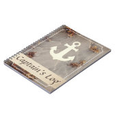 Nautisch ankerkap notitieboek (Linkerzijde)