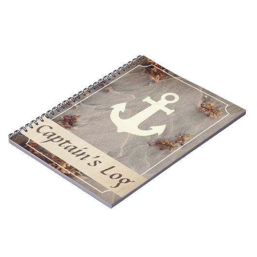 Nautisch ankerkap notitieboek (Linkerzijde)