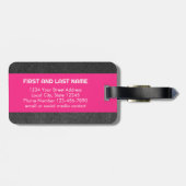 Nautisch Ankerkarton met heldere kazen Bagagelabel (Achterkant horizontaal)