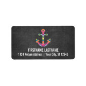 Nautisch Ankerkarton met heldere kazen Etiket (Voorkant)