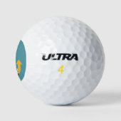 Nautisch ankerontwerp, gepersonaliseerde golfballe golfballen (Logo)