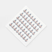 Nautisch Ankerpapier servetten (Hoek)