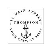  nautisch ankerschip Preppy #2 adres Rubberstempel (Afrduk)