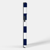 Nautisch ankersymbool, witte en blauwe strepen Case-Mate iPhone case (Achterkant / Rechts)