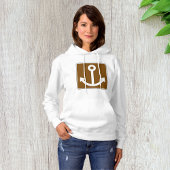 Nautisch ankerteken hoodie