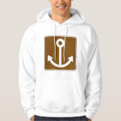 Nautisch ankerteken hoodie (Voorkant)