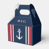 Nautisch ankervak bedankdoosjes (Voorkant Zijde)