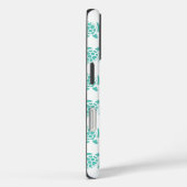 Nautisch Aqua Blauwe Zeeschildpad Patroon Case-Mate iPhone Case (Achterkant / Rechts)