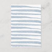 Nautisch Avontuur Baby shower Boeken voor Baby Informatiekaartje (Achterkant)