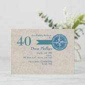 Nautisch Avontuur Uitnodiging (Staand voorkant)