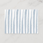 Nautisch Avontuur Wit Baby shower Luier Raffle Informatiekaartje (Achterkant)