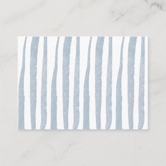 Nautisch Avontuur Wit Baby shower Luier Raffle Informatiekaartje (Achterkant)