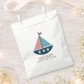 Nautisch Baby shower Bedankzakje (Geknipt)
