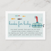 Nautisch Baby shower Book Request Enclosure Kaart (Voorkant)