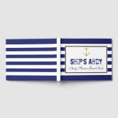 Nautisch Baby shower Gastenboek (Volledig)