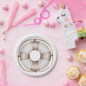 Nautisch Baby shower Lifesaver Papieren Bordje (Feest)