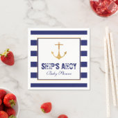 Nautisch Baby shower Servet (Insitu)