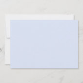 Nautisch Baby shower Uitnodiging lichtblauw & grij (Achterkant)