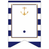 Nautisch Baby shower Vlaggetjes (Tweede vlag)