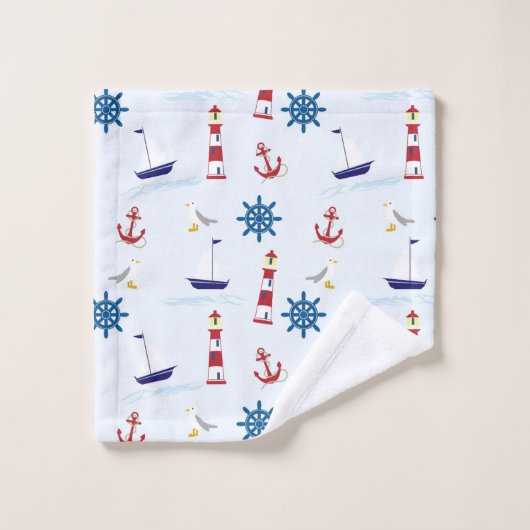 Nautisch Bad Handdoek (Wasdoekje)